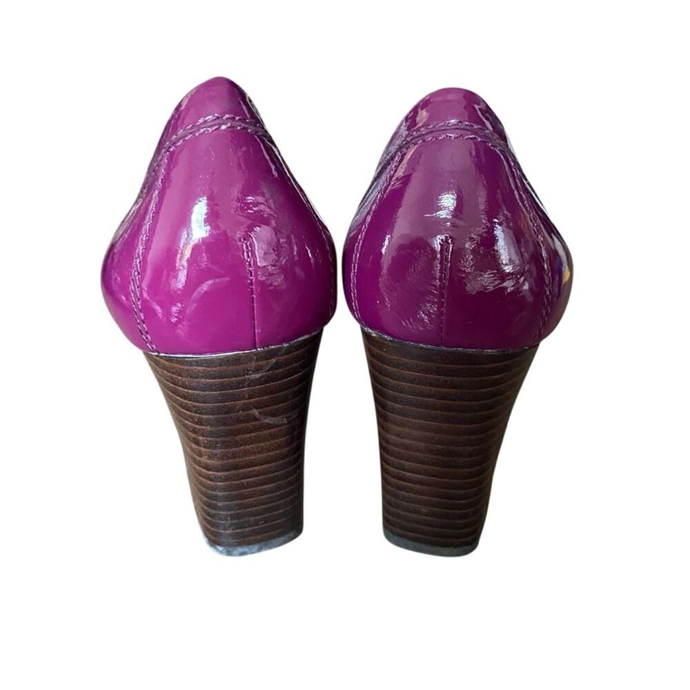 Coach Colby Purple Patent Leather Heels size 9 - Picture 6 of 10